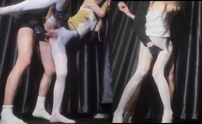 [原创]1米7舞蹈生的肥臀+白丝腿【加禾】